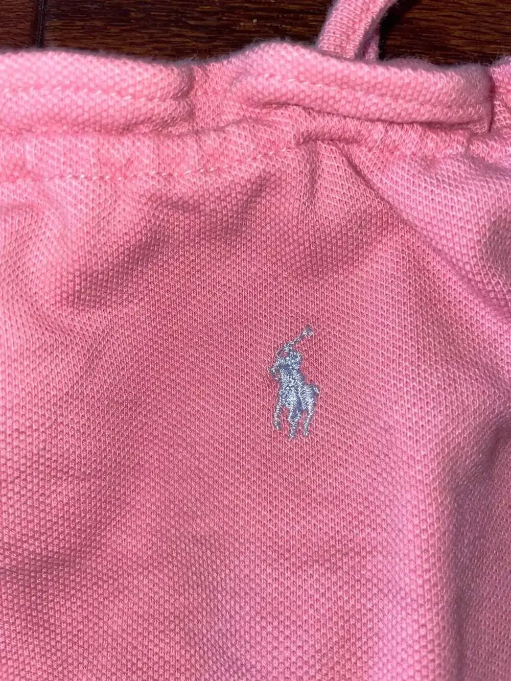 Ralph‎ Lauren Preppy Coquette Pink Bubble Romper 24M Girls